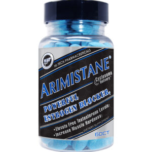 Bottle of Arimistane Estrogen Blocker