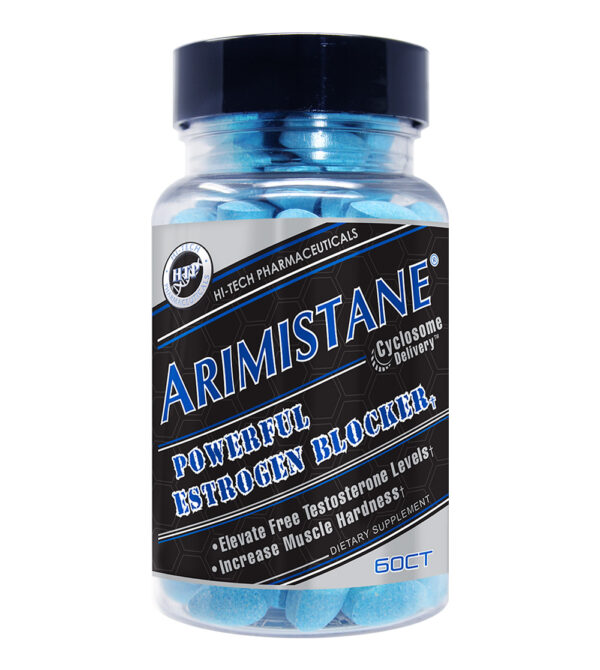 Bottle of Arimistane Estrogen Blocker