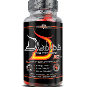 Diablos ECA Fire Caps bottle of pills