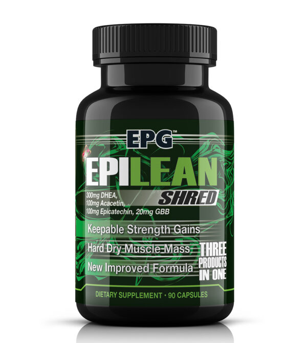 EPG Epilean Shred 90 capsules with DHEA, Acacetin, Epicatechin, and GBB