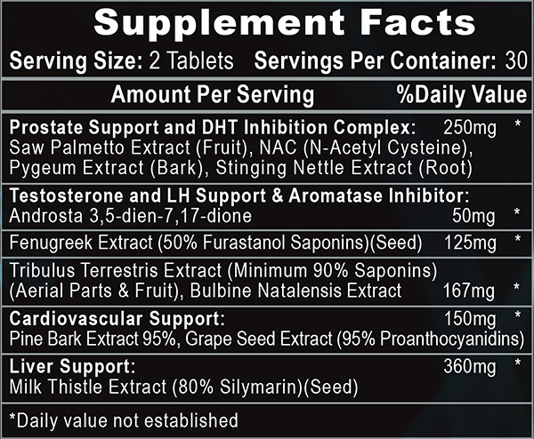 Hellraiser Supplement Facts