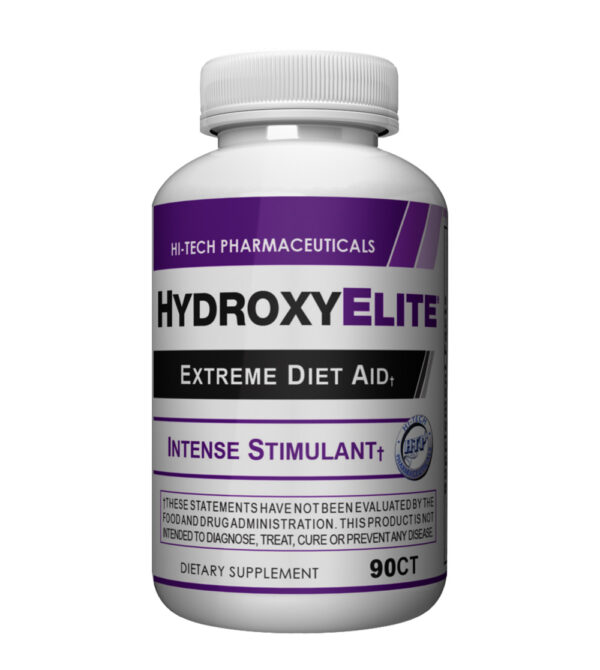 90 count bottle of Hi-Tech Pharma HydroxyElite