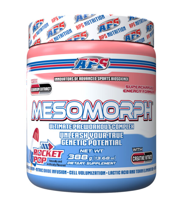 Mesomorph preworkout with geranium extract and creatine nitrate