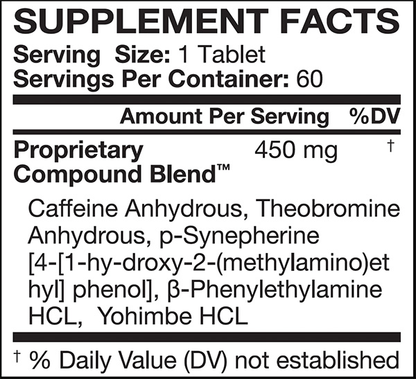Phen ES Supplement Facts