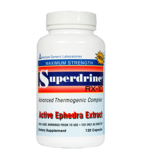 Bottle of Superdrine RX10 from American Generic Labs