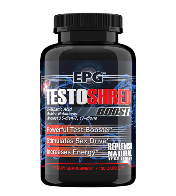 Testoshred testosterone booster 120 capsules