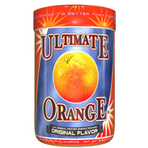 Ultimate Orange all in one pre-workout, protein powder, and vitamins