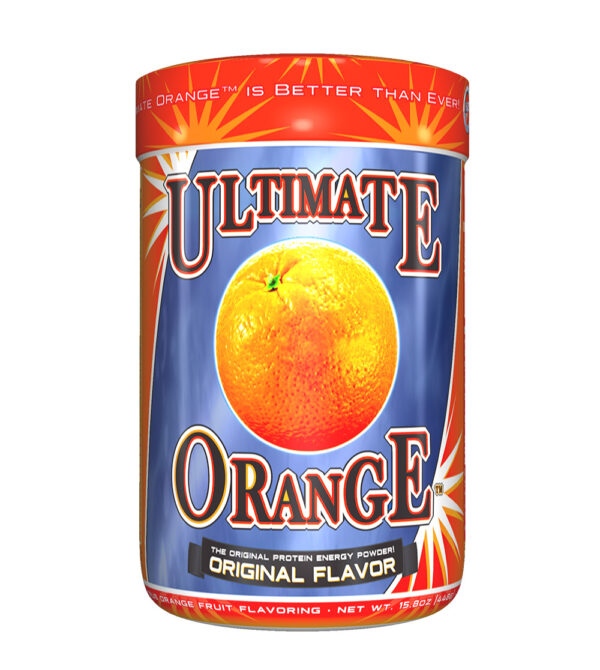 Ultimate Orange all in one pre-workout, protein powder, and vitamins