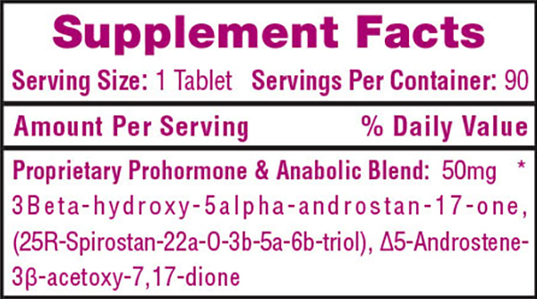 Winstrol Supplement Facts